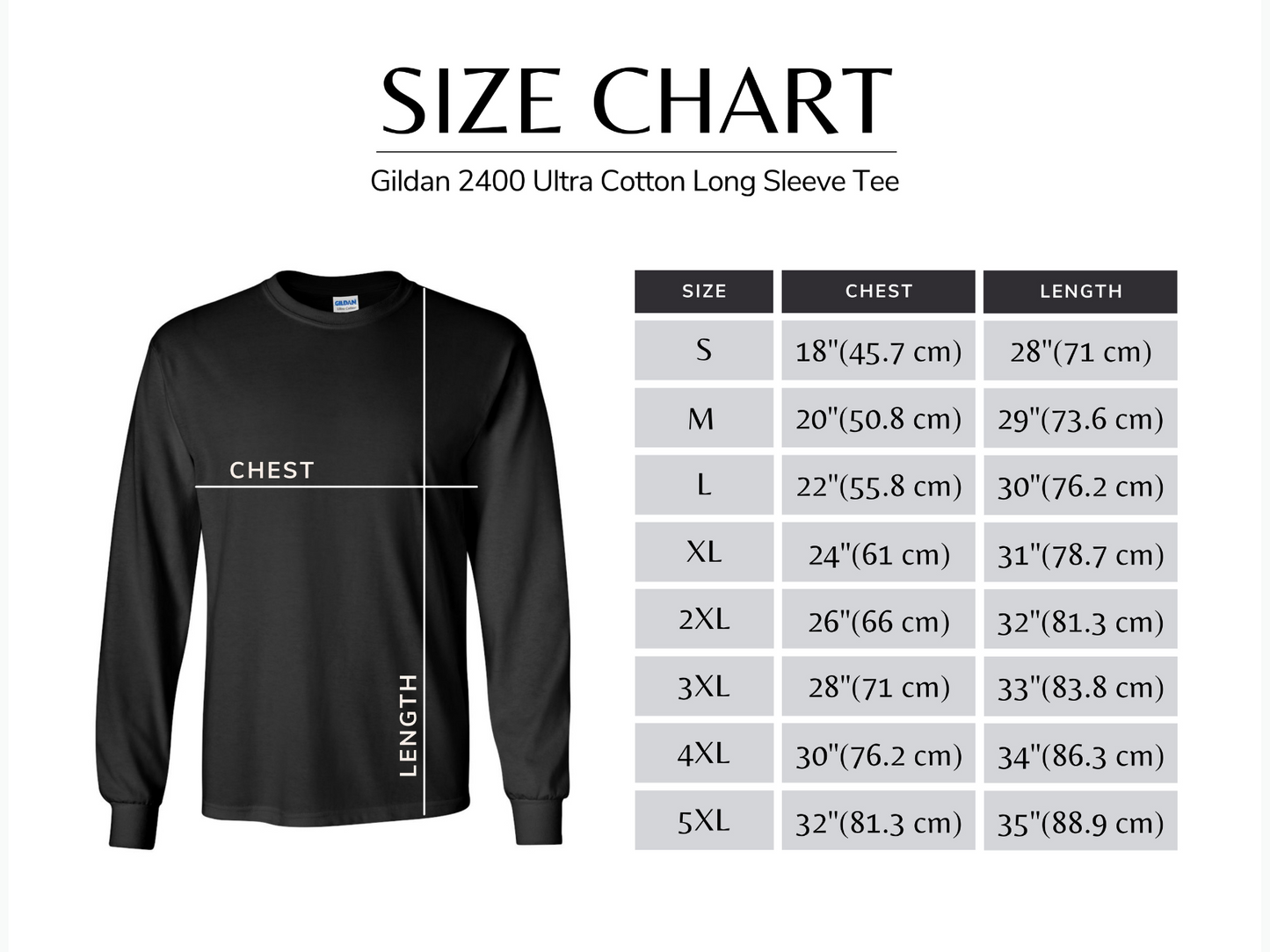 Adult Long Sleeve T-Shirt