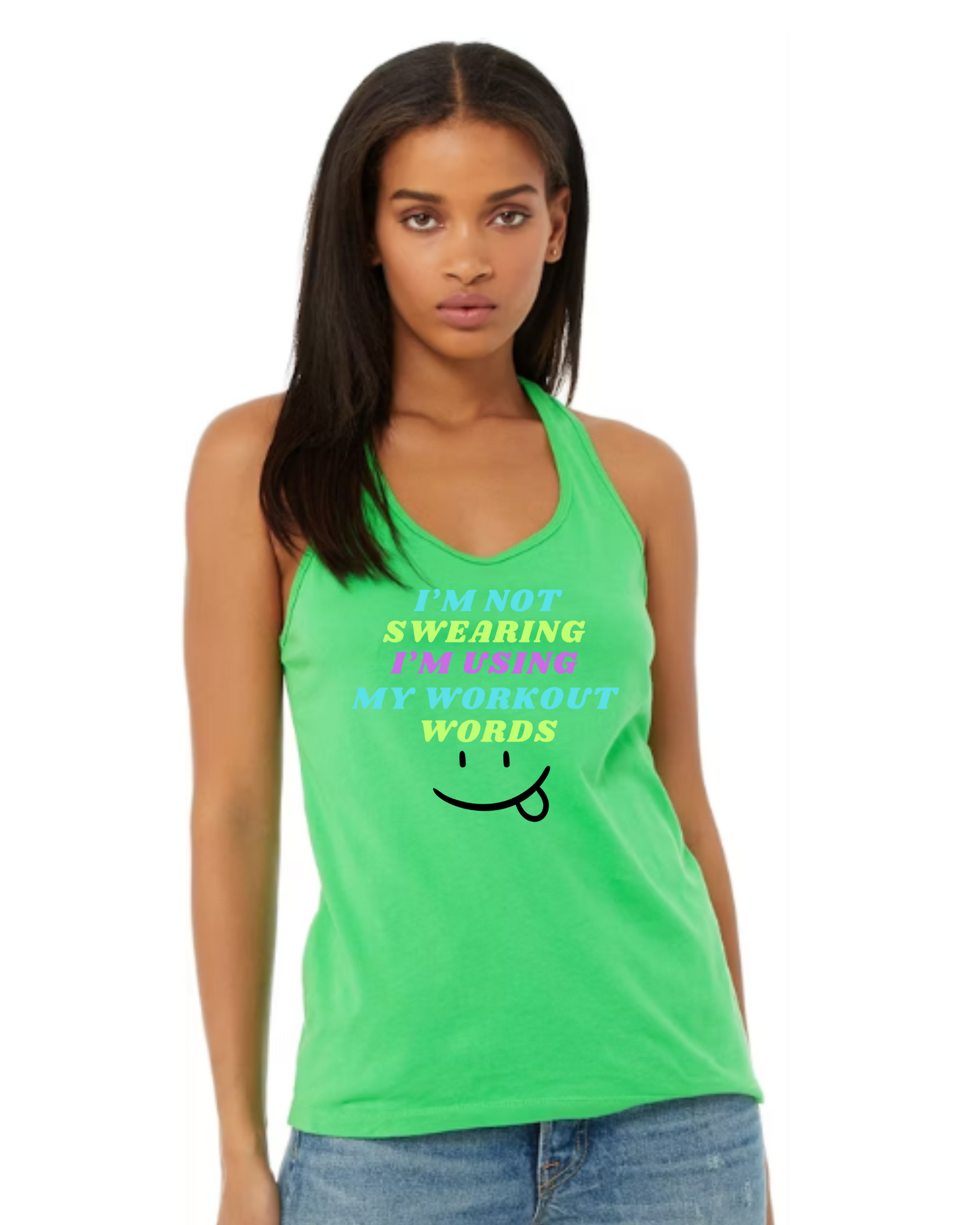 Ladies' "Workout Words" Tanks