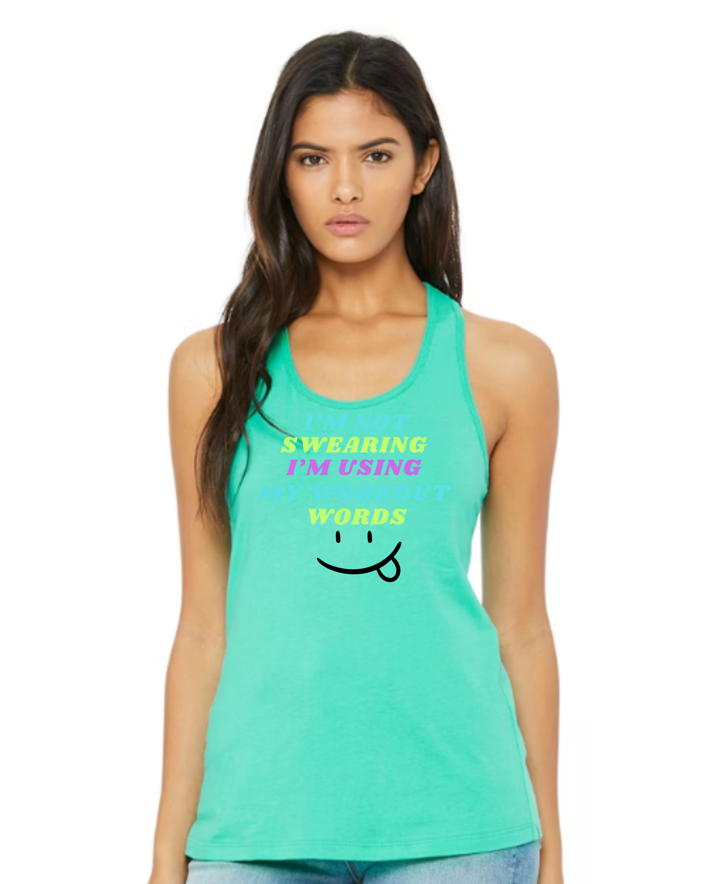 Ladies' "Workout Words" Tanks