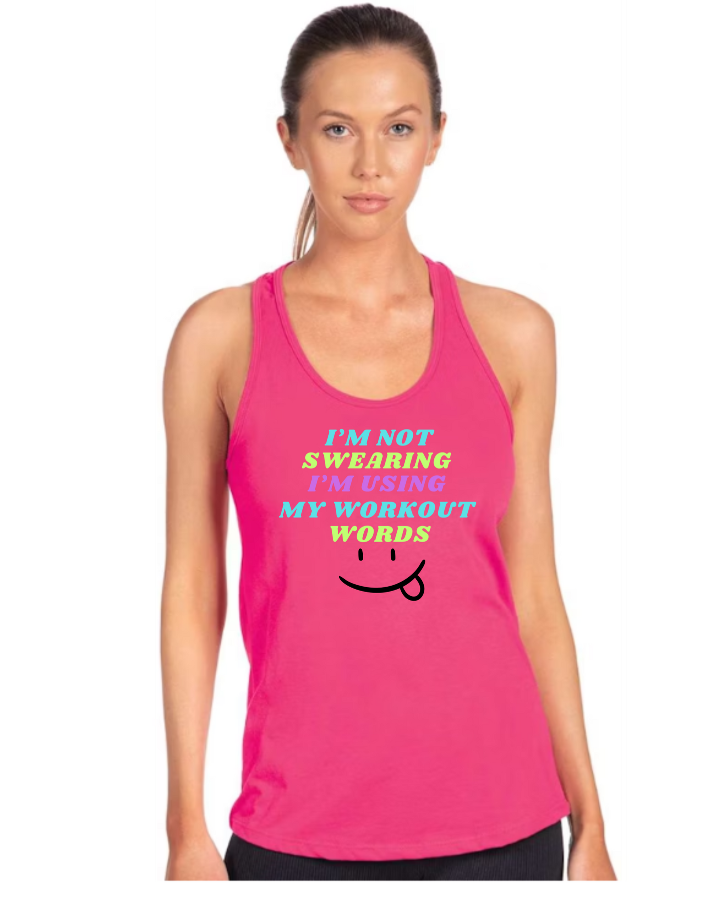 Ladies' "Workout Words" Tanks