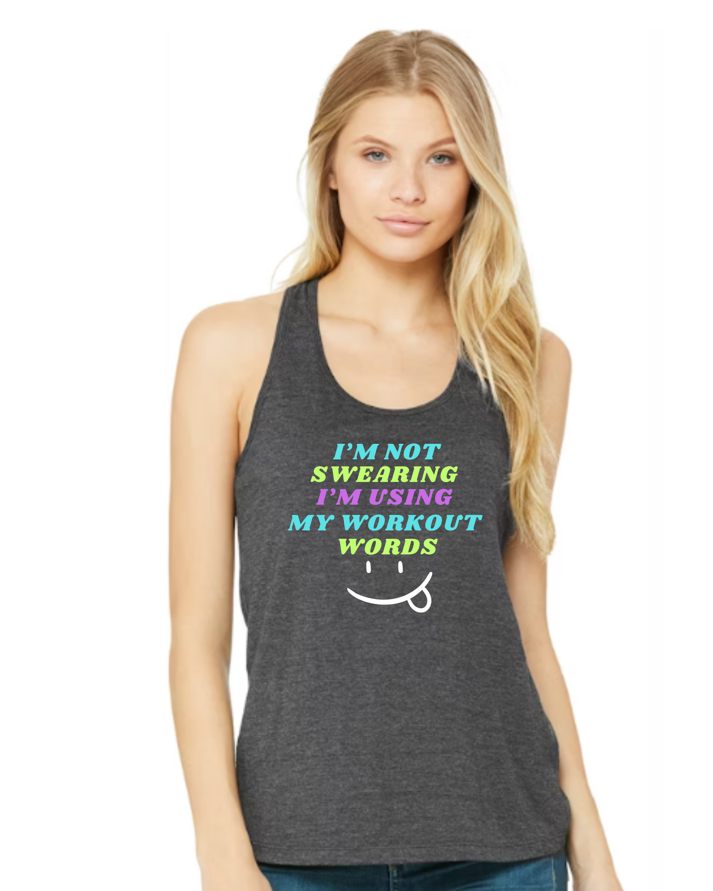 Ladies' "Workout Words" Tanks